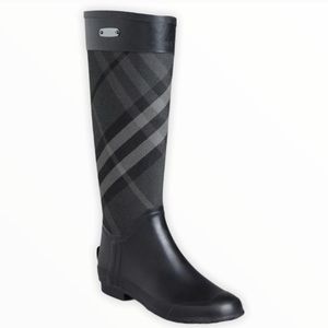 Burberry rain boots